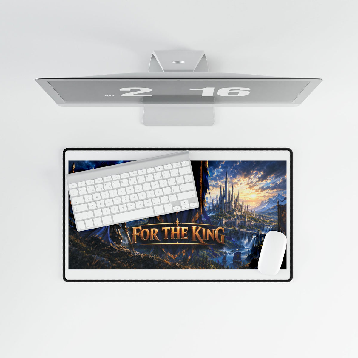 For The King Gaming Desk Mat — Epic Fantasy Mousepad