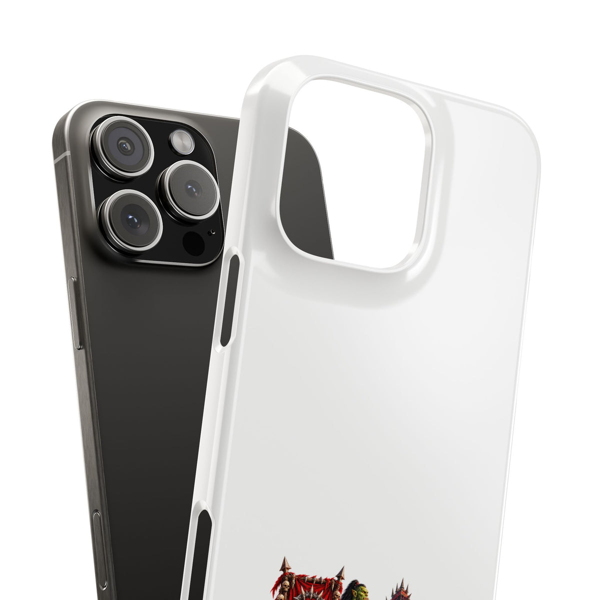 Slim Phone Case — “Red Till Dead” Vintage Horror Graphic