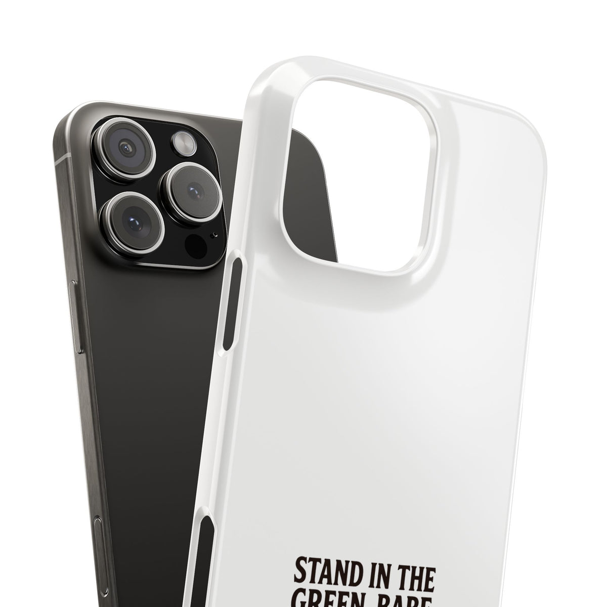 Stand in the Green, Babe Slim Phone Case — Funny Golf Cartoon Phone Cover
