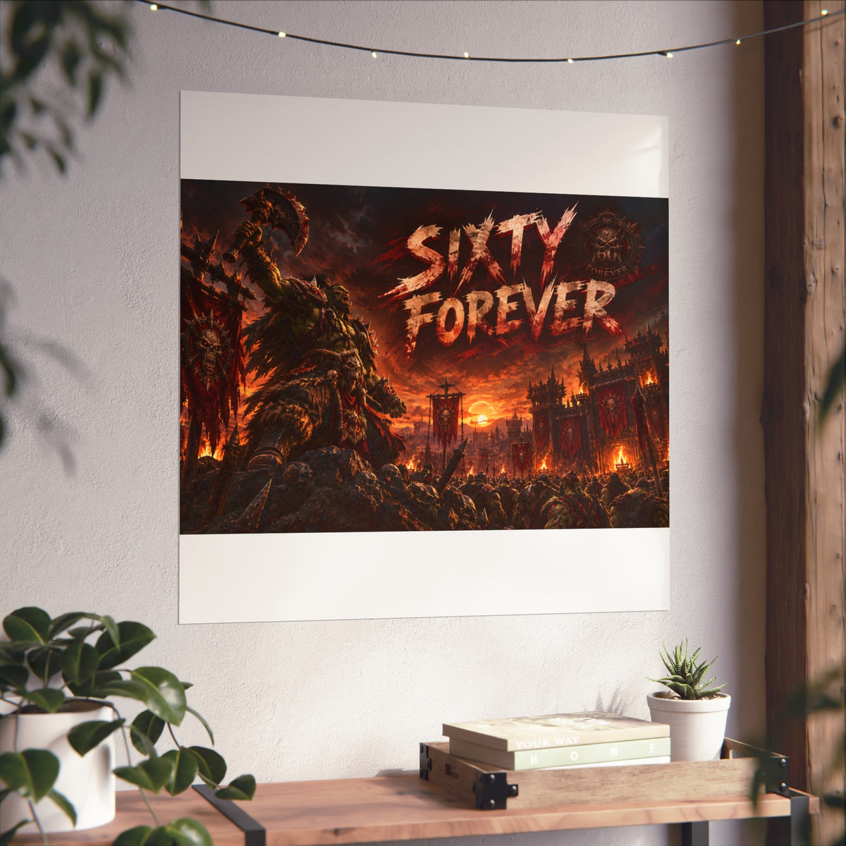 Sixty Forever War-Art Poster — Dark Fantasy Fine Art Print