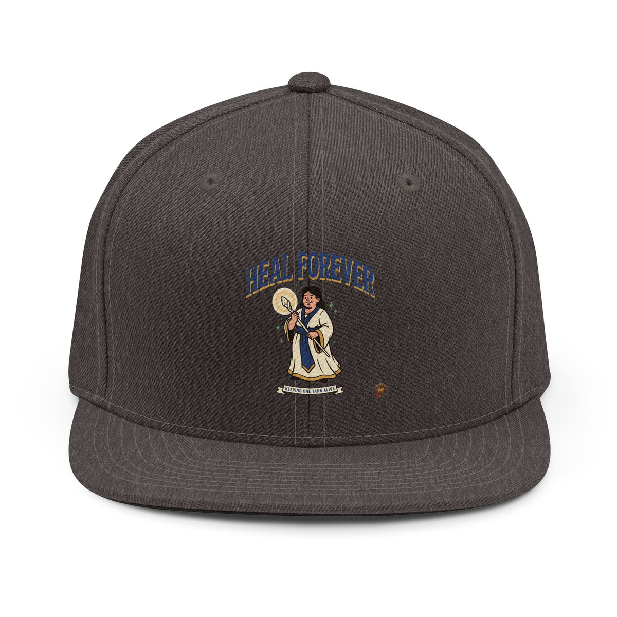 Heal Forever Snapback Hat — Native Drum Carrier Graphic Cap