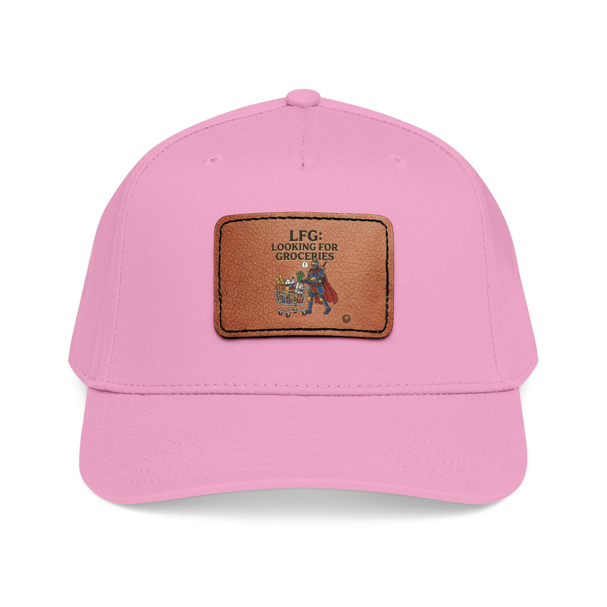 Leather Patch Baseball Cap — 'Need More Greens' Garden Hat