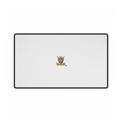 Minimalist Coat of Arms Desk Mat — Large Gaming & Office Mousepad