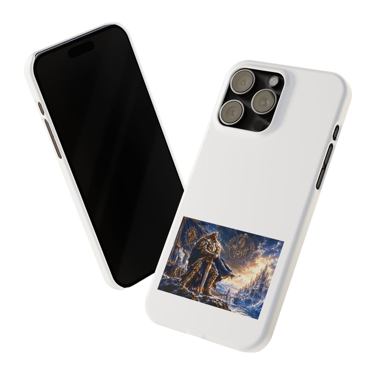 Viking Warrior Slim Phone Case — Norse Saga Art