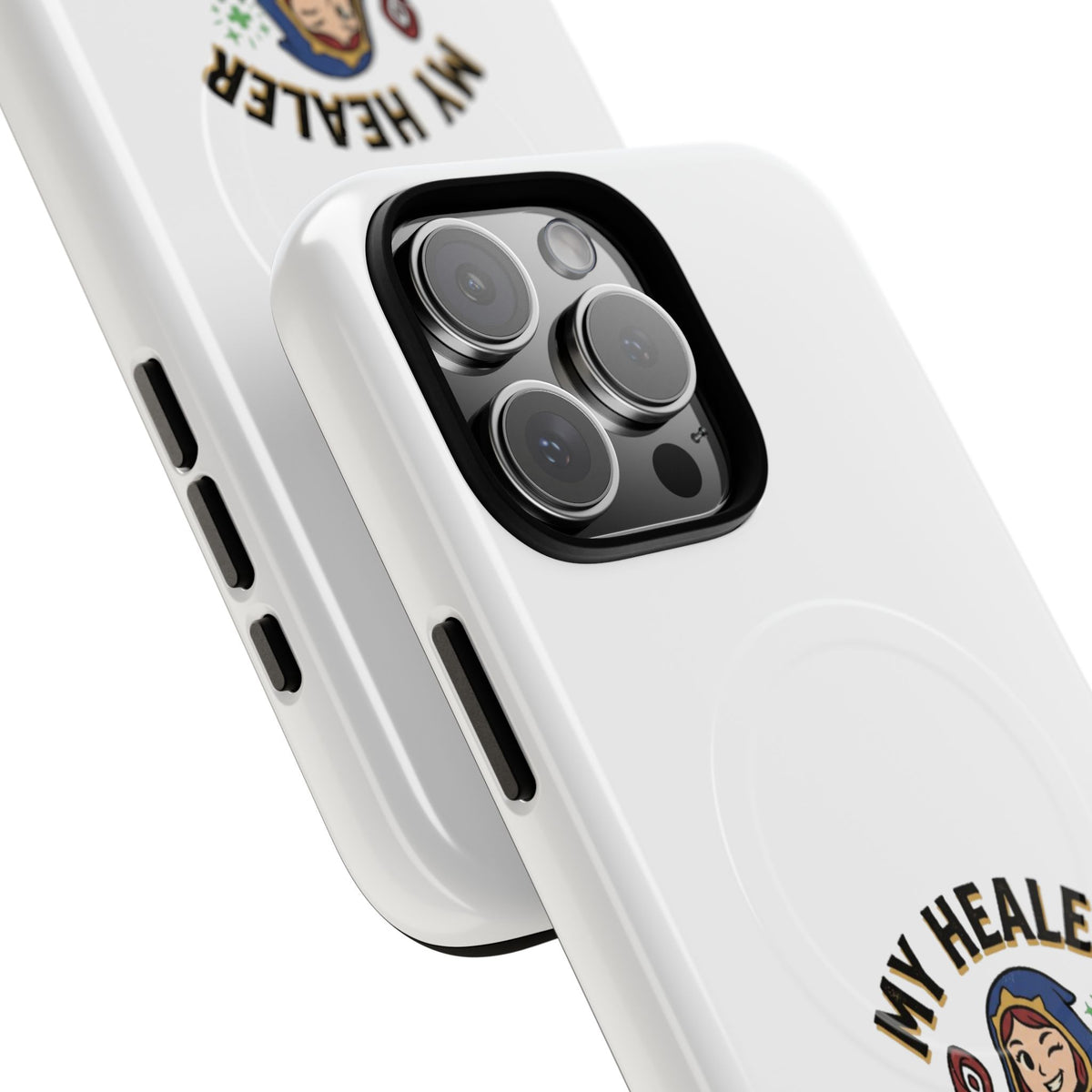 Phone Case — “My Healer Is My Wife” Cute RPG Healer Design, Tough Magnetic Protective Case