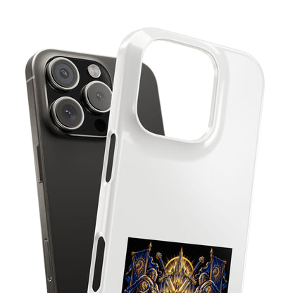 Slim Phone Case — "Sixty Forever" Shield Knight Graphic