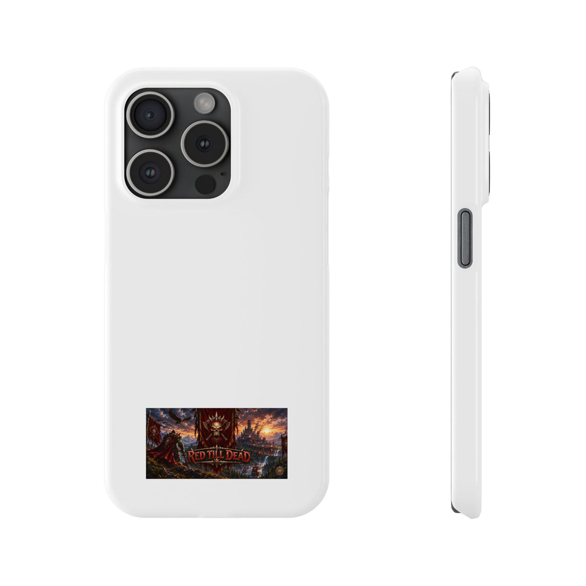 Slim Phone Case — Red Dead Scenic Logo Design