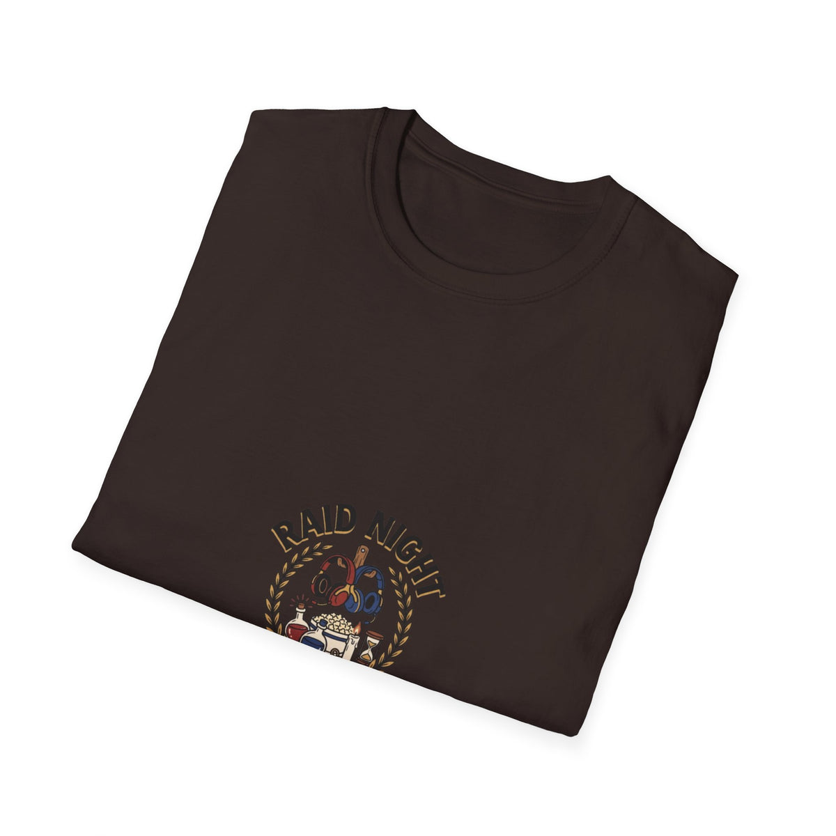 Raid Night Is Date Night T-Shirt — Military Skull Crest Graphic Tee