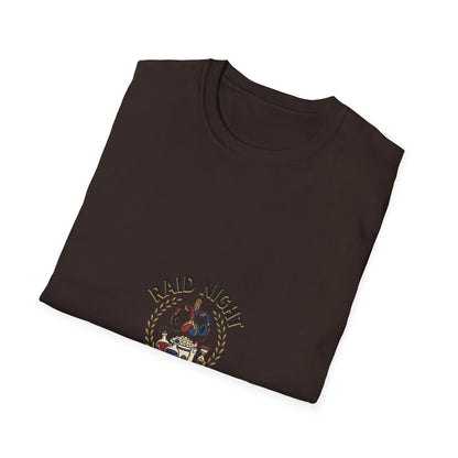 Raid Night Is Date Night T-Shirt — Military Skull Crest Graphic Tee