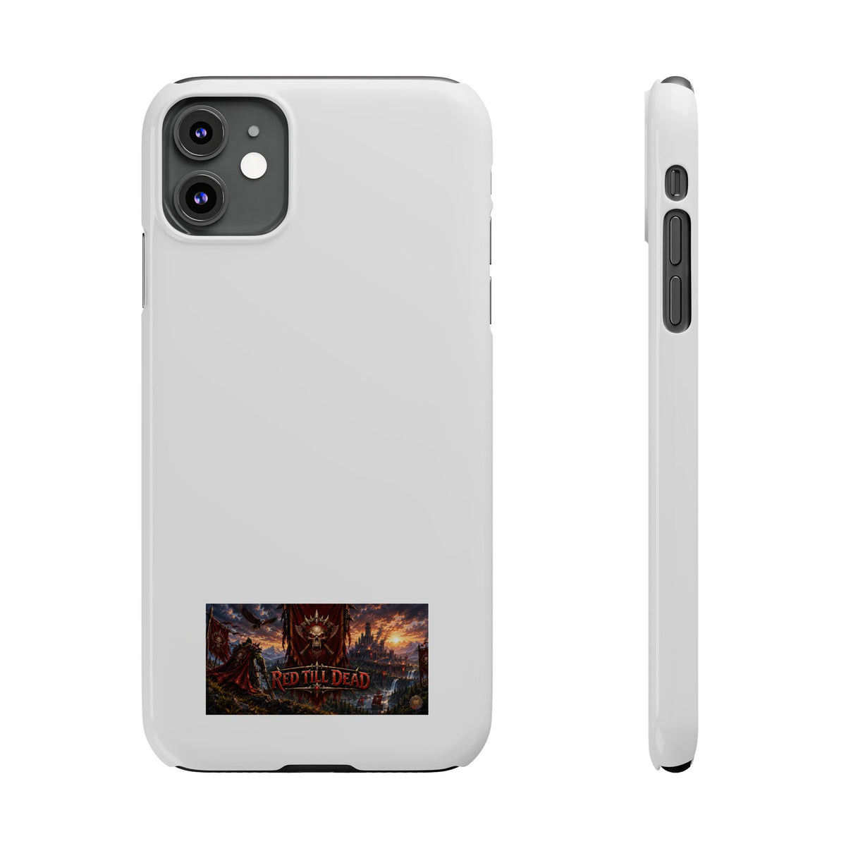 Slim Phone Case — Red Dead Scenic Logo Design