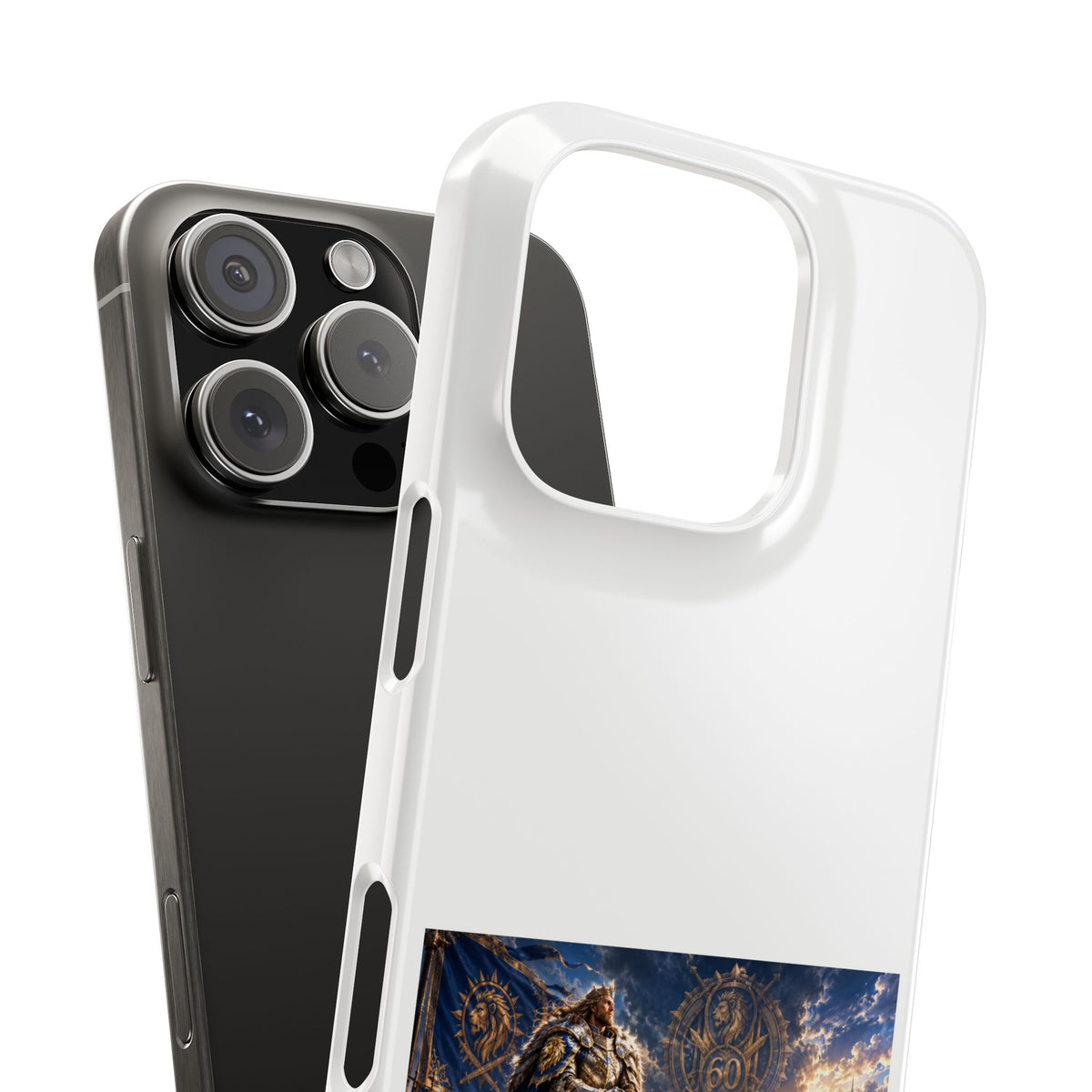 Viking Warrior Slim Phone Case — Norse Saga Art