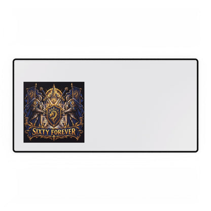 Gaming Desk Mat — "Sixty Forever" Fantasy Crest Mousepad