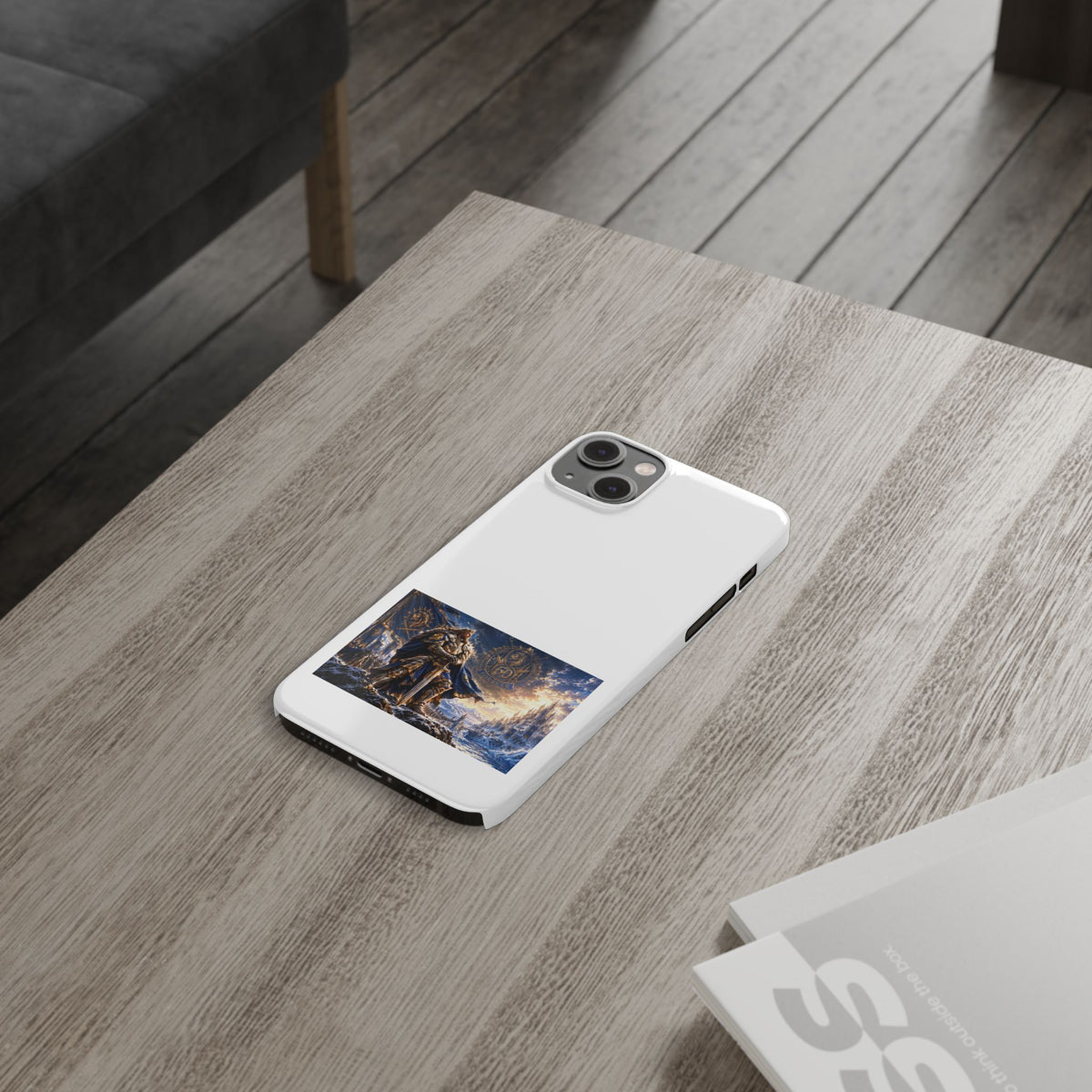 Viking Warrior Slim Phone Case — Norse Saga Art