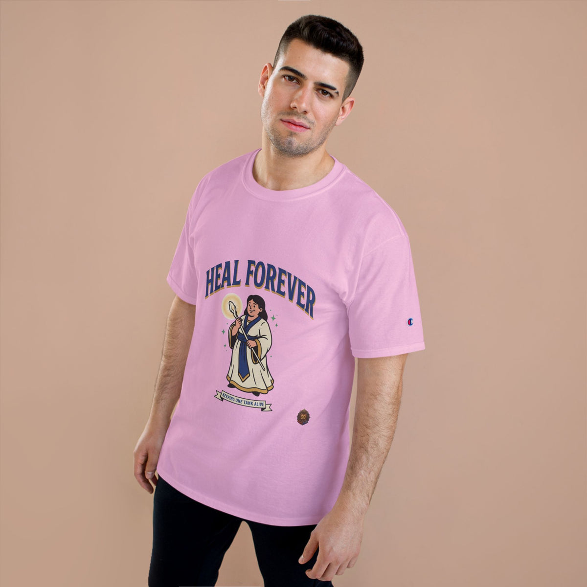 Heal Forever T-Shirt — Retro Saint Healing Graphic Tee