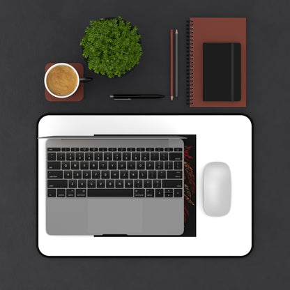 Skull Dragon Desk Mat — 'Sixty Forever' Gothic Gaming Mouse Pad