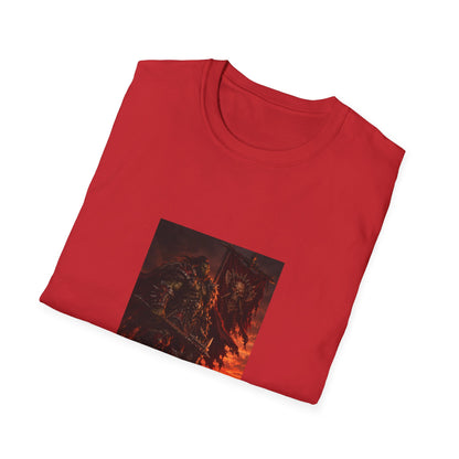 T-Shirt — Fiery Demon Night Graphic Tee
