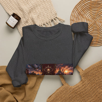 Crewneck Sweatshirt — Red Dead Scenic Game Logo Graphic