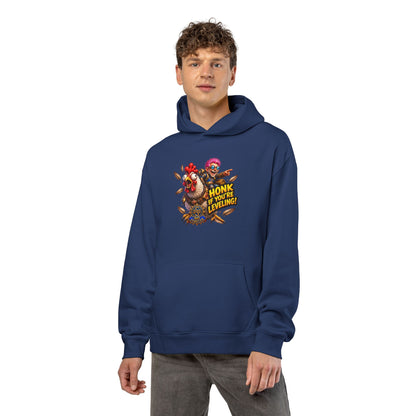 Honk If You’re Leveling Hoodie — Gamer Clown Retro Graphic Hoodie