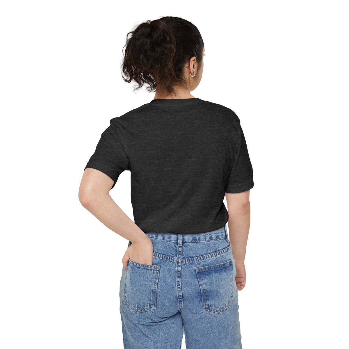Pocket T‑Shirt — 'Coffee Before Talkie' Retro Coffee Pocket Tee