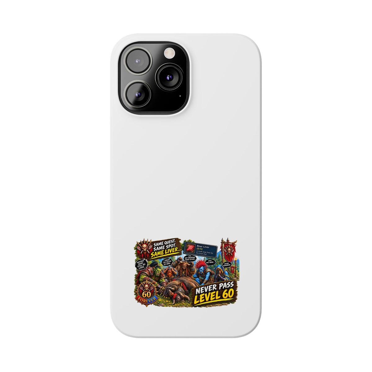 Level 60 Gamer Collage Slim Phone Case