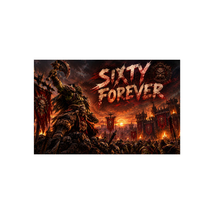 Sixty Forever War-Art Poster — Dark Fantasy Fine Art Print