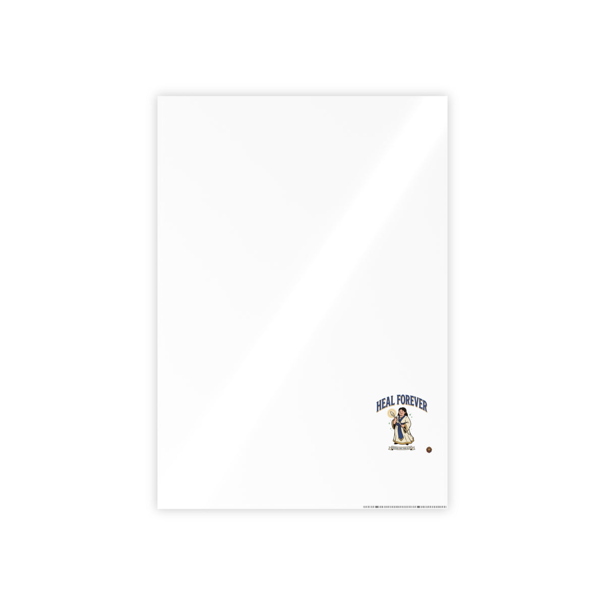 Gloss Poster — 'Heal Forever' Small Religious Art Print