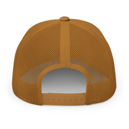 Embroidered Trucker Cap — 'Need Before Greed' Patch