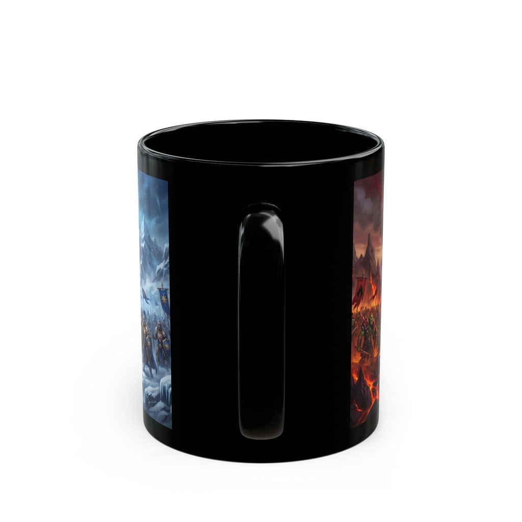 Fantasy RPG 60 FOREVER Black Coffee Mug (11oz)