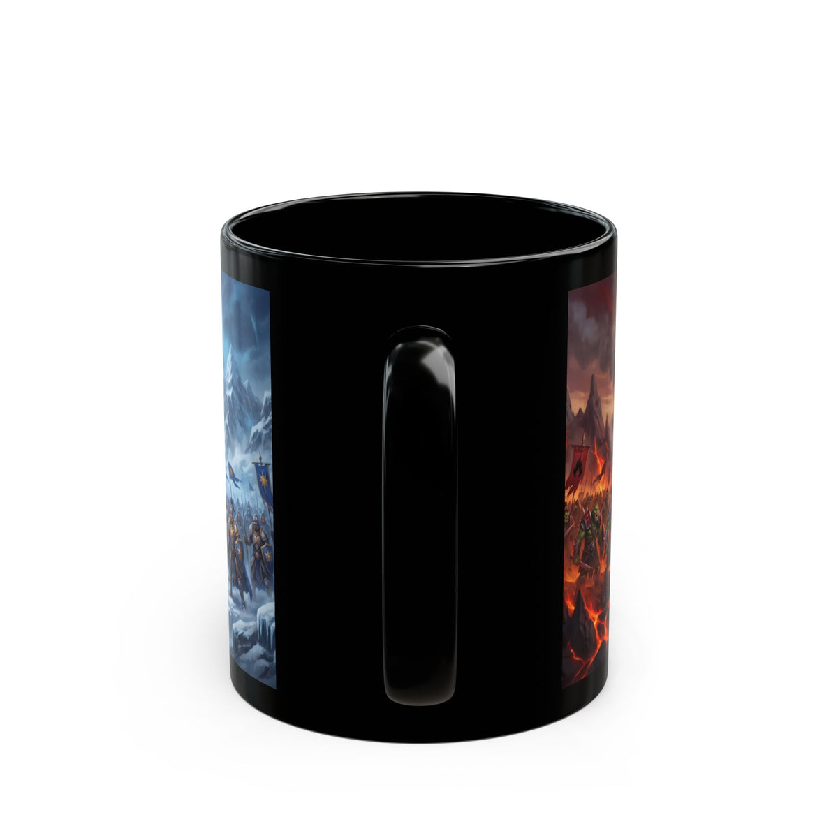Fantasy RPG 60 FOREVER Black Coffee Mug (11oz)