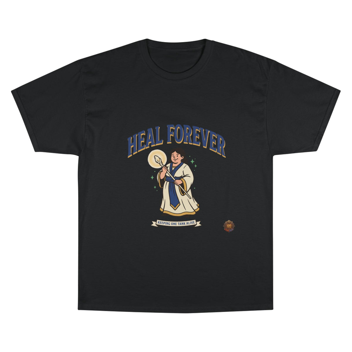 Heal Forever T-Shirt — Retro Saint Healing Graphic Tee