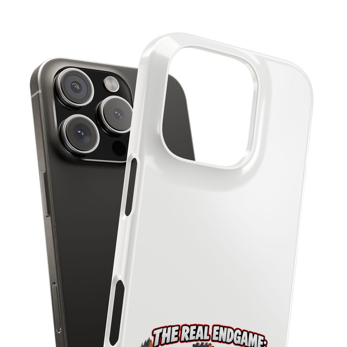 Phone Case — “The Real Endgame: Finding a Group for a Level 12 Dungeon” Gamer Design