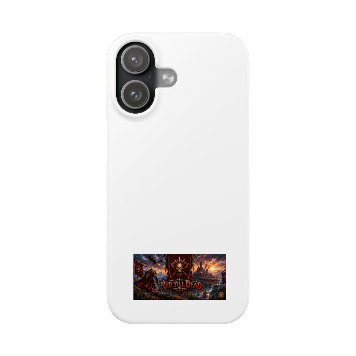 Slim Phone Case — Red Dead Scenic Logo Design