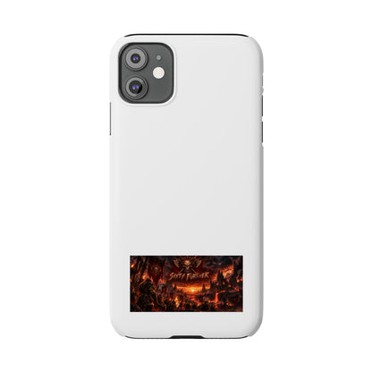 Slim Phone Case — Dark Fantasy Cityscape "Soft Panic" Design