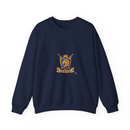 Lion Crest Crewneck Sweatshirt — Be the King Graphic