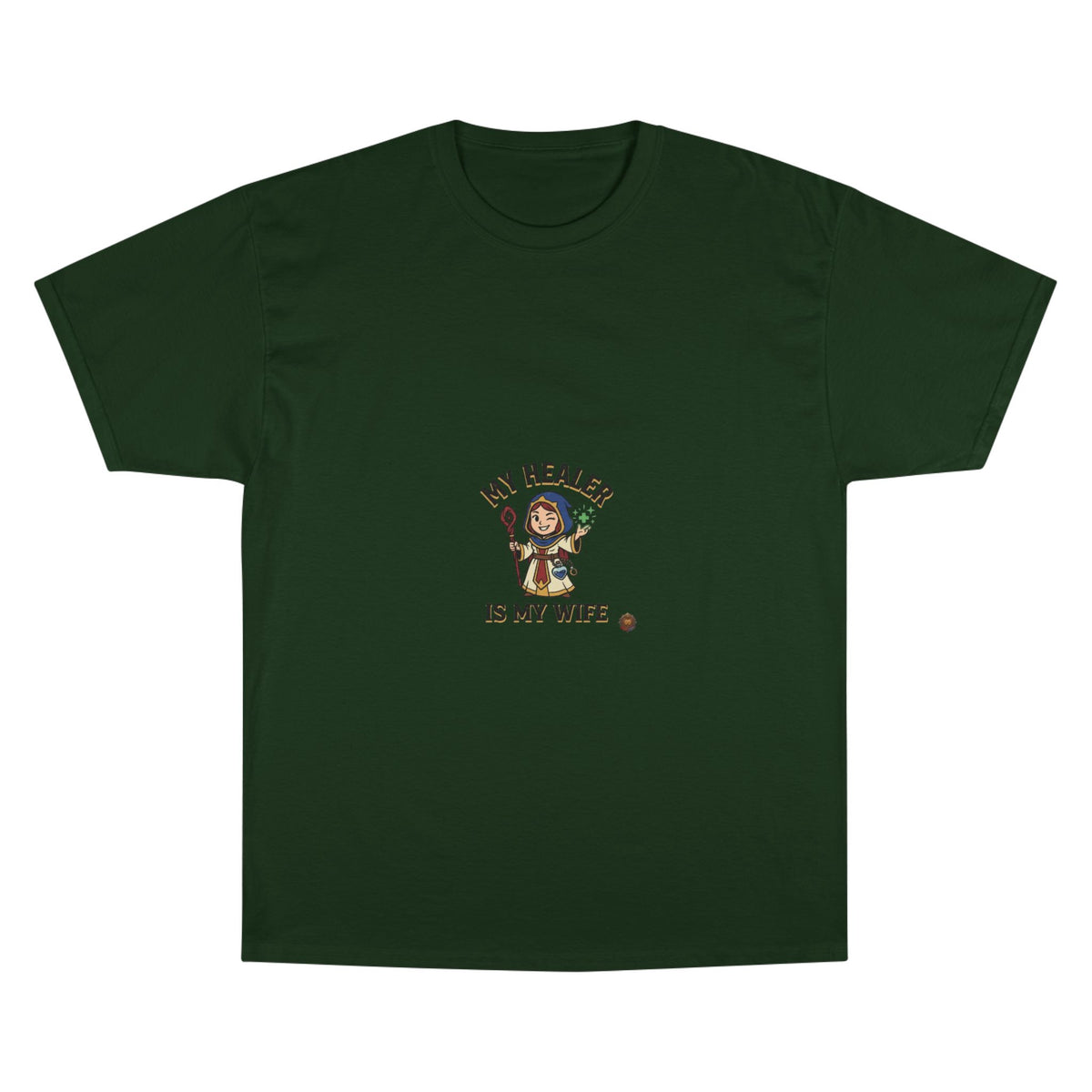 My Healer Is My Wife T-Shirt — Cute Gamer/Healer Wife Tee