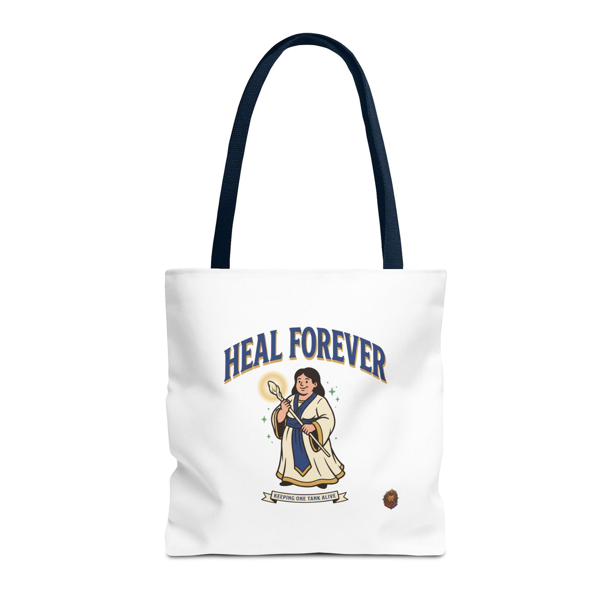 Heal Forever Tote Bag — Cute Cleric RPG Healing Illustration Tote