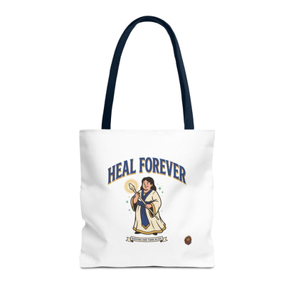 Heal Forever Tote Bag — Cute Cleric RPG Healing Illustration Tote