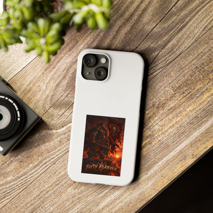 Slim Phone Case — Dark Viking Warrior 'Sixty Forever' Graphic
