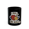 I Pull, She Heals Coffee Mug — RPG Healer & Tank Gamer Gift