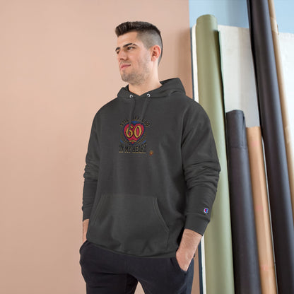 60th Birthday Hoodie - "Still 60 In My Heart" Champion-Style Pullover