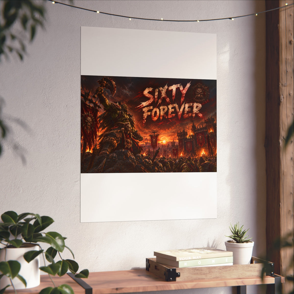 Sixty Forever War-Art Poster — Dark Fantasy Fine Art Print