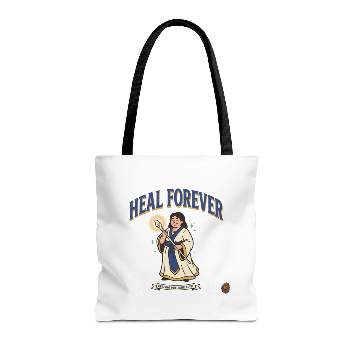 Heal Forever Tote Bag — Cute Cleric RPG Healing Illustration Tote