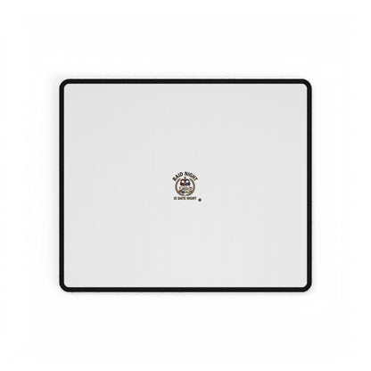 Sad Night Cat Desk Mat – Minimalist Gaming/Work Mouse Pad