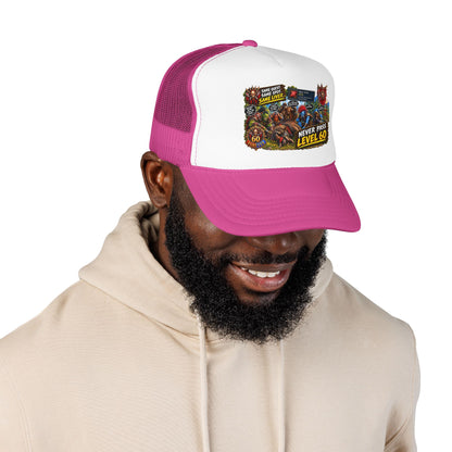 Red 'Til Dead Trucker Hat — Horror Zombie Foam Mesh Cap