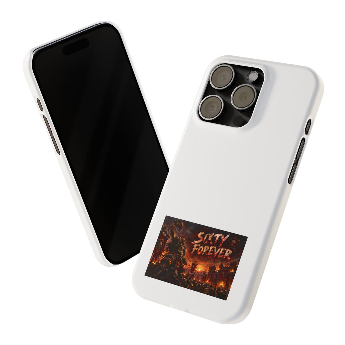 Slim Phone Case — "Sixty Forever" Apocalyptic Artwork