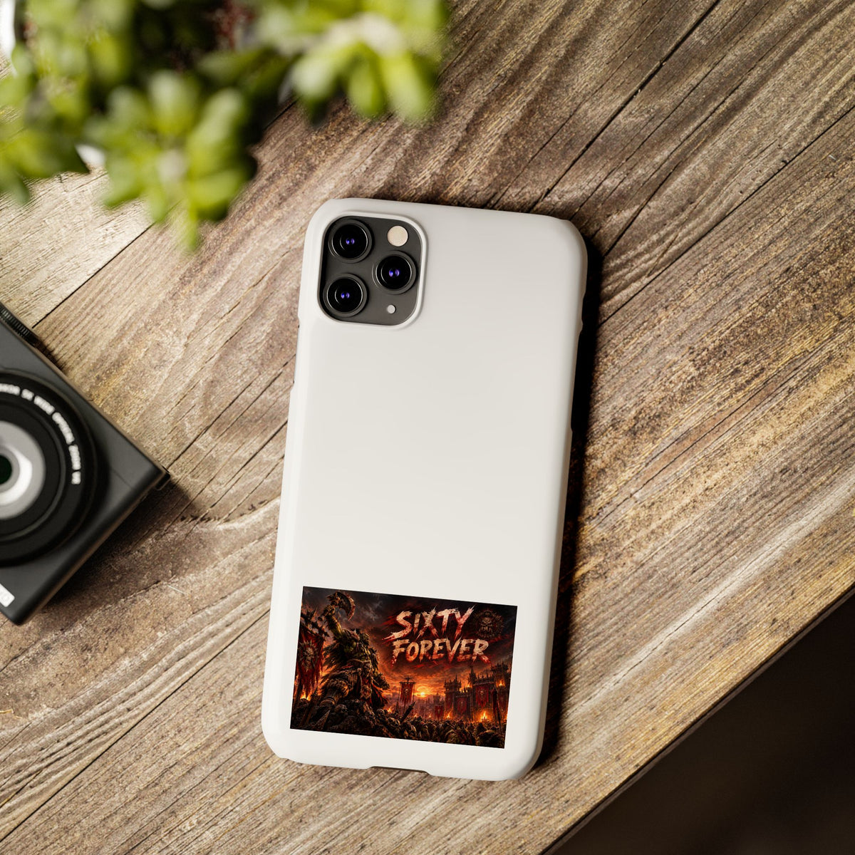 Slim Phone Case — "Sixty Forever" Apocalyptic Artwork