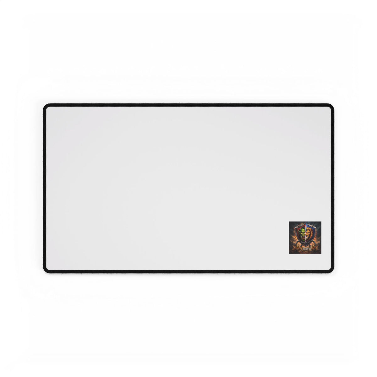 Gaming Desk Mat with Gryphon Emblem — Large Mouse Pad for PC Setup