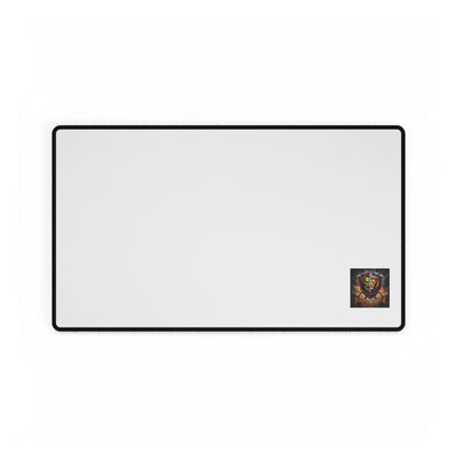 Gaming Desk Mat with Gryphon Emblem — Large Mouse Pad for PC Setup