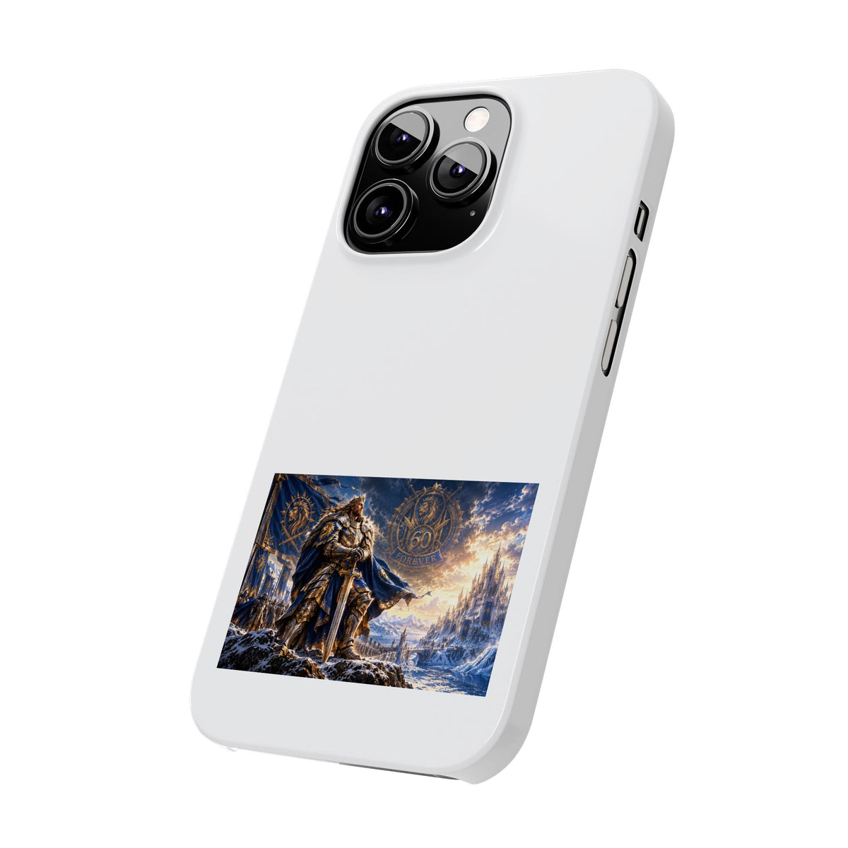 Viking Warrior Slim Phone Case — Norse Saga Art