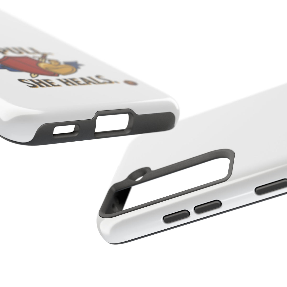 Phone Case — "I Pull, She Heals" RPG Couple Gaming Protective Case